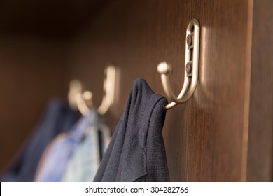 Coat Hook In The Closet