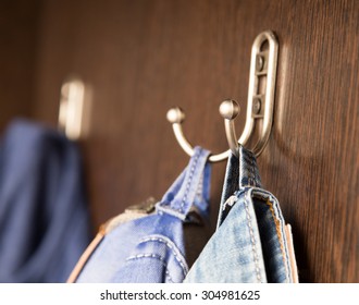 Coat Hook In The Closet