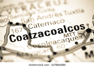 Coatzacoalcos. Mexico On A Map