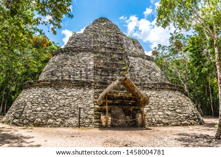 coba ancient ruins in mexico yucatan