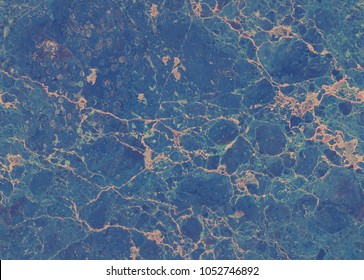Cobalt blue natural seamless granite  marble stone texture pattern background. Rough natural stone seamless marble texture surface with cracks, dents, sharp edges. Blue white grungy backdrop