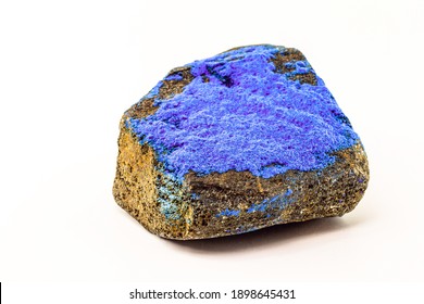 Cobalt is a chemical element present in the enameled mineral (CoAs2), which is used as a pigment for the blue tint in the entire industry worldwide - Shutterstock ID 1898645431