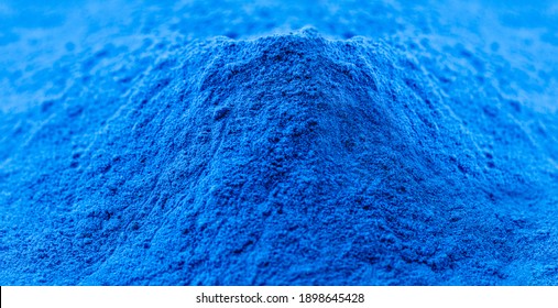 cobalt oxide, blue pigment, used in the ceramic industry as an additive to create blue enamels in the chemical industry to produce cobalt salts - Shutterstock ID 1898645428
