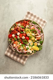 Cobb Salad, Keto Food, Top View