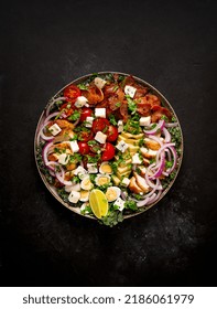 Cobb Salad, Keto Food, Top View