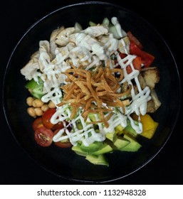 Cobb Salad With Ranch Dressing