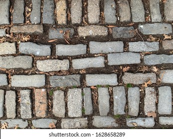 Cobble Stone Side Walk Texture Photo