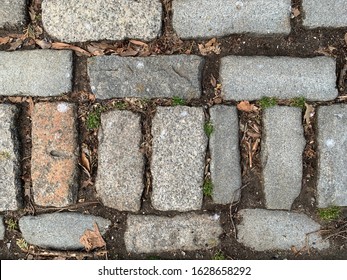 Cobble Stone Side Walk Texture Photo