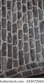 Cobble stone street built years ago and looking good today. Texture for use as a road or pathway.