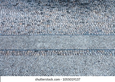 Cobble Stones Pattern From Top View