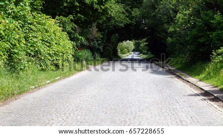 Cobbled street                               