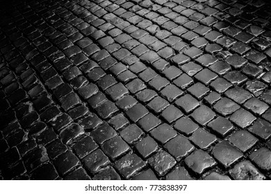 Cobblestone Pavement Background