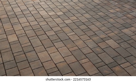 Cobblestone Pavement. Laying Paving Stones