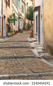 Cobblestone Street, Arles, Bouches Du Rhône, Provence, France