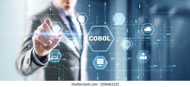 Cobol. Common Business Oriented Language. Computer Programming Language Designed For Business Use