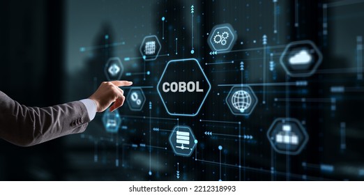 Cobol. Common Business Oriented Language. Computer Programming Language Designed For Business Use