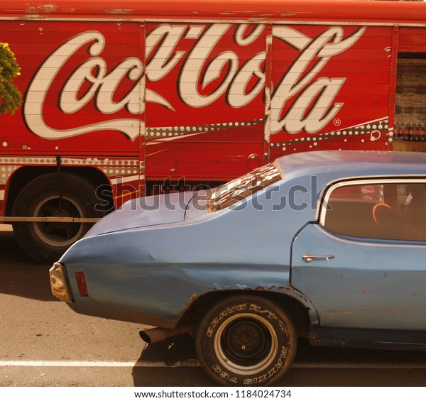 a coca
cola tranport in the town of Maracaibo in the west of Venezuela.  
Venezuela, Maracaibo, November,
2005