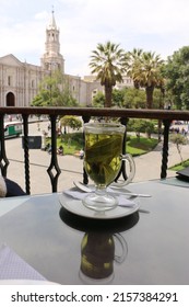 Coca Tea In A Glass 