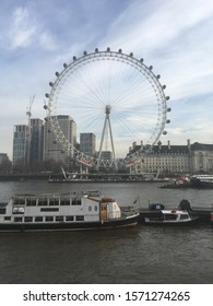 Coca-Cola London Eye, London During Winter On December 2019