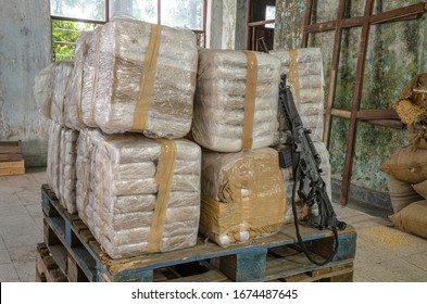Cocaine warehouse
Illegal drug production 