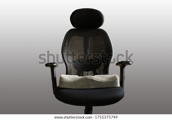 Coccyx seat cushion in\
office chair