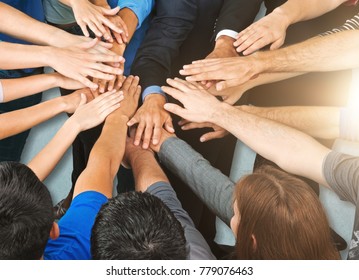 Cocept of young teamwork
