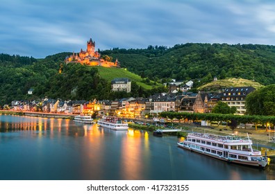 Cochem Imperial Castle In Germany