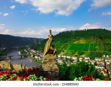 Cochem On The Moselle In Germany