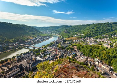 Cochem On The Moselle In Germany