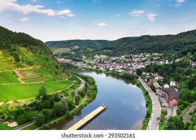 Cochem On The Moselle River