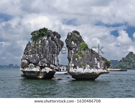 Similar – Wooden boats off island