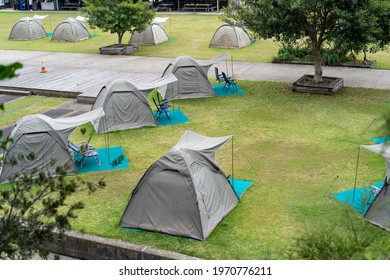 Cockatoo Island On Sydney Harbor Camping Site, With Views Of The Water