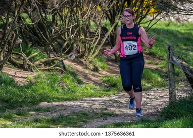 Cockermouth, Cumbria, UK April 20 2019 Isel Cross Fell Run