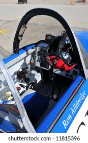 Cockpit Of The Beechcraft T-34 Mentor Military Trainer