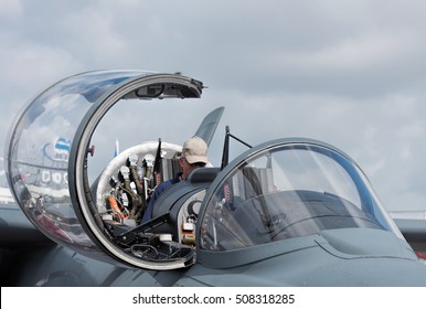 cockpit of military aircraft