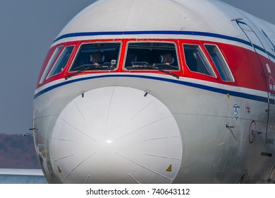 Cockpit Pilots Plane Air Koryo International Stock Photo Edit Now