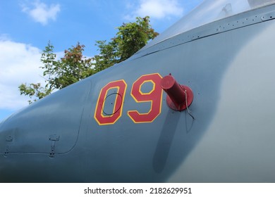 The Cockpit Of A Retired Indonesian Air Force Military Aircraft On Display At The Aerospace Museum, Yogyakarta