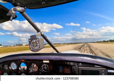 planes taking off cockpit view