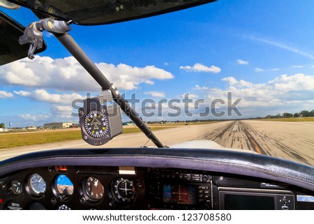 Similar – glider takeoff Cockpit