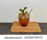 Cocktail with Amaretto and Ginger Ale