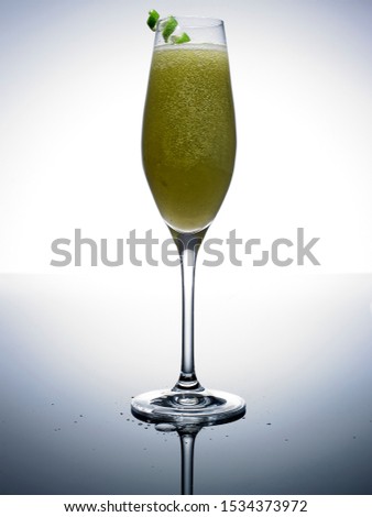 Cocktail drink on white background 