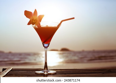 Cocktail On The Beach