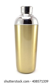 Cocktail Shaker Silver And Gold Color