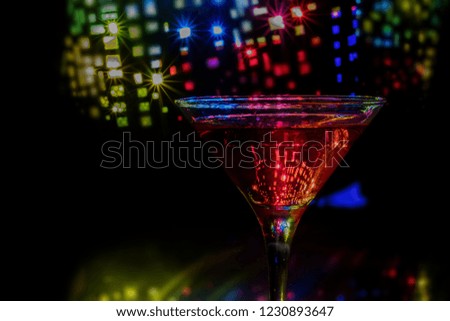 cocktails beverages and night colors