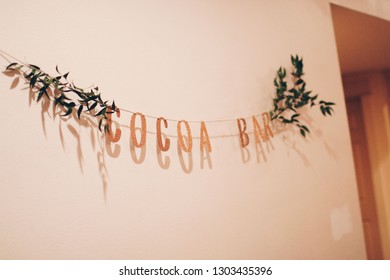 Coco Bar Sign A Bridal Shower