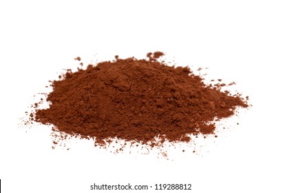 Cocoa Powder Isolated On White Background