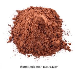 Cocoa Powder Isolated On White Background Stock Photo 1661761339 ...