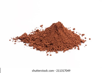 Cocoa Powder Isolated On White Background