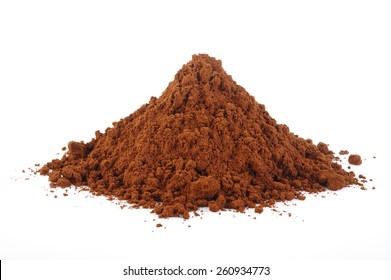 Cocoa Powder Isolated On White Background