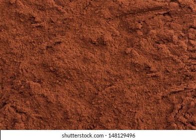 Cocoa Powder Top Close-up Background
